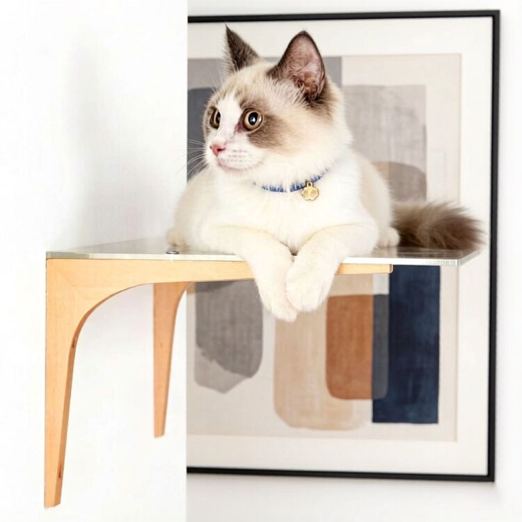 Acrylic Cat Shelves And Perches For Wall 17×12×7