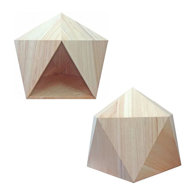 Triangular Entry Lightweight Wooden Pet House
