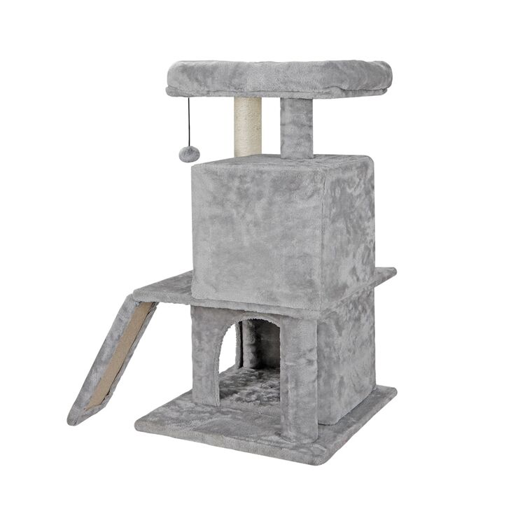 Multi-Level Cat Tree with Enlarged Base Condo
