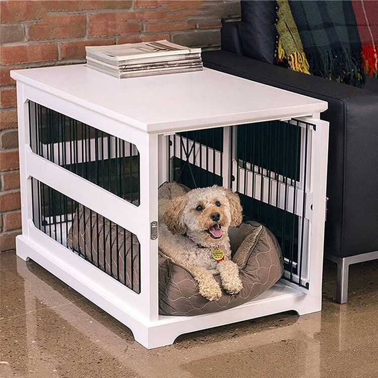 Convertible Pet Crate Side Table