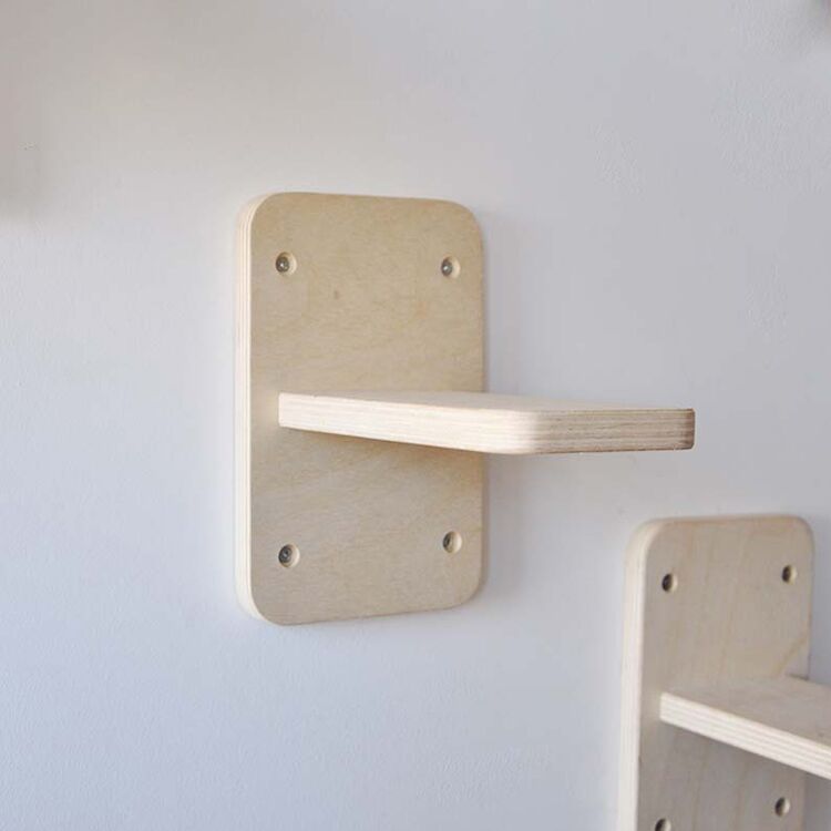 Modern Cat Climbing Shelves Plywood 12×19×19cm
