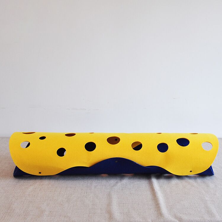 Foldable Felt Cat Tunnel with Peek Holes